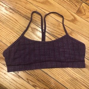 Purple lululemon sports bra size 10